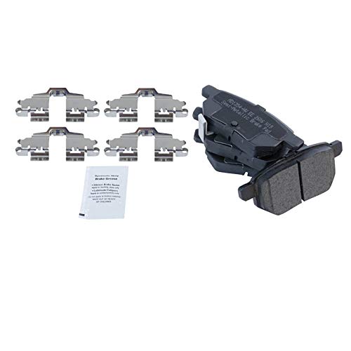 Image of TRQ Brake Pad & Rotor Kit Semi-Metallic Compatible with 2009-2010 Pontiac Vibe 2009-2013 Toyota Matrix