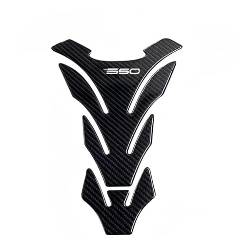 Tapis de réservoir moto pour Z650 et ER6N autocollant de protection effet carbone