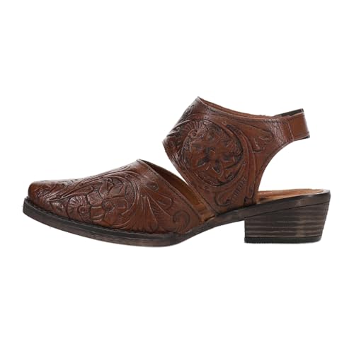 ROPER Women's Dianna Tooled Snip Toe Mule Western Boot3