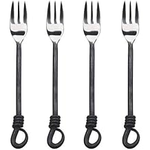 Gourmet Settings Twist and Shout Cocktail Forks Set of 4