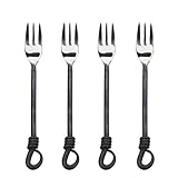 Gourmet Settings Twist and Shout Cocktail Forks Set of 4