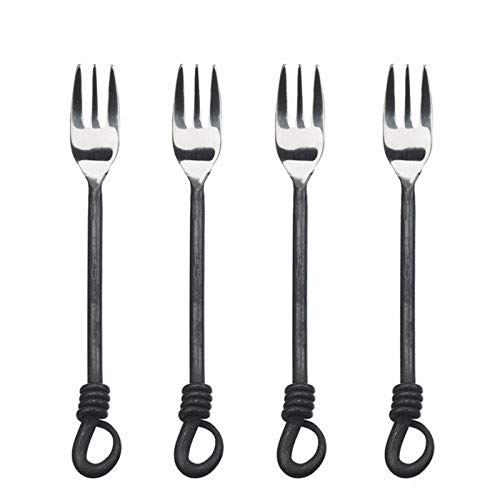 Gourmet Settings Twist and Shout Cocktail Forks Set of 4