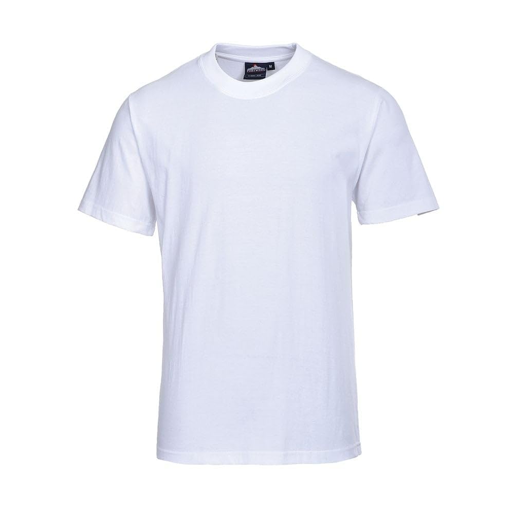 White T-Shirt - Size: Small. 100% Cotton.