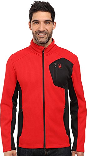 Spyder Men's Bandit Full Zip Light Weight Stryke Fleece Jacket