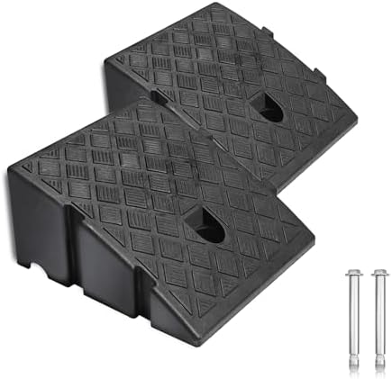 Amazon.com: 2Pack Plastic Curb Ramp for Driveway, Each 5.12