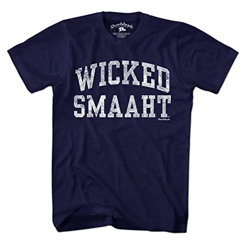 Chowdaheadz Wicked Smaaht Funny New England Humor T-Shirt
