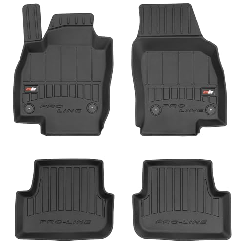 M MOTOS Alfombrillas de Goma para Skoda Fabia IV Desde 2021 Mejore la Comodidad de Sus Viajes con la Alfombra Antideslizante...