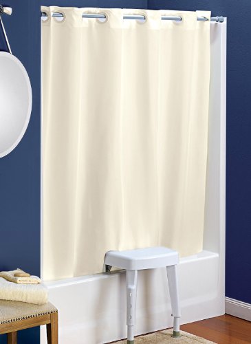 Bench Buddy Shower Curtain, Color Beige