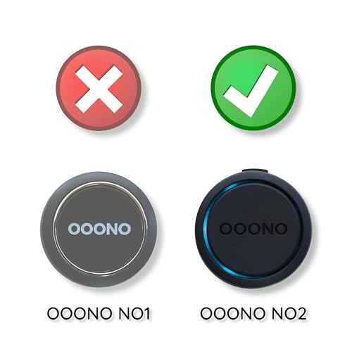 Magnetische Lüftungsgitter Halterung für OOONO CO-Driver NO2 KFZ Clip Lüftungsschlitz Halter Armaturenbrett Formstabil Lüftung Auto KFZ, schwarz