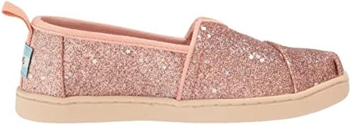 TOMS Youth Girl's Alpargata Espadrille Loafer Flat, Rose Gold Cosmic Glitter, 6 | Image 5