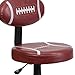 Flash Furniture Preston Football Swivel Task Office Chair, Brown