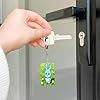 Blue Rabbits in The Lush Green Meadow Keychain Cute Key Chain Double-Sided Key Ring Popularity Key Fob Small Frame Keychains Lightweight Diy Key Holder Craft Supplies Key Charm For Personalized Gifts #3