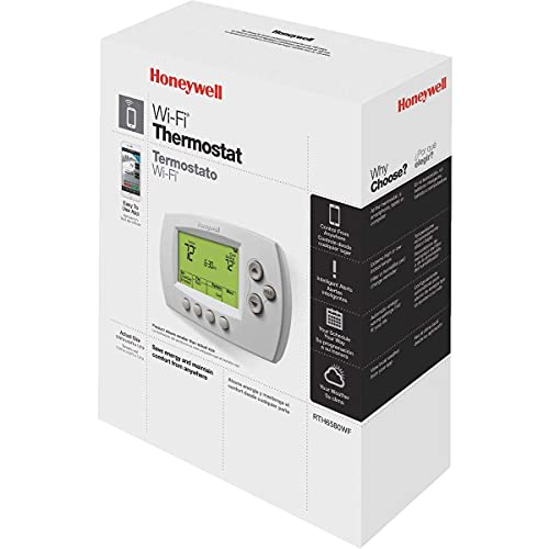 Buy 1 get 1 Honeywell RTH6580WF1001/W White 7 Day Programmable Wi-Fi Thermostat (Pack of 2)