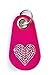 Produktbild Krings fashion® Schlüsselanhänger aus Filz, pink, mit Herz aus Swarovski® Kristalle; deutsche Produktion