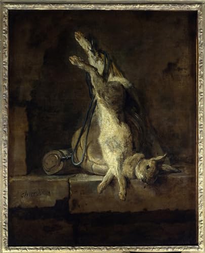 Equipement de chasse tableau Chardin : Toile pour Grand Decor Mural Chaleureux 60x90