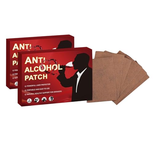 6 Pcs Parches portátiles contra el alcohol, parche para aumentar la energía, parches para recuperarse después de una fiesta, para dejar de beber alcohol, previenen las molestias (2 pcs)