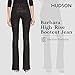 Hudson Jeans Women's Barbara High Waist Bootcut Jean, Noir Coated, 31