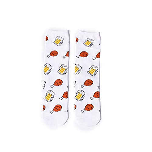 Chaussettes femme avocat et fruits en coton style japonais Harajuku pour l'hiver