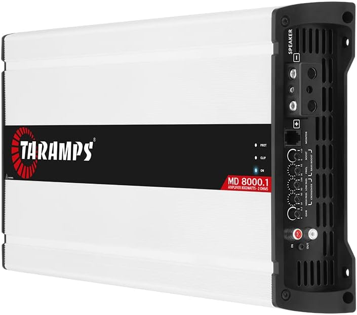 Taramps MD 8000.1 2 Ohms 8000 Watts Class D Full Range Mono Amplifier : Everything Else