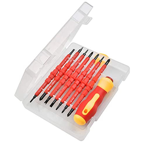 Destornillador Fororeh, Destornillador Aislado Set De Destornillador De Acero Chrome Vanadium De 7tlg Con Mango Suave, Juego De Destornilladores Con Ranuras Magnéticas Juego De Herramientas De Reparac
