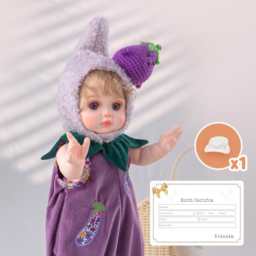 Muñeca Reborn Baby Doll realista de 18 pulgadas miniatura 6