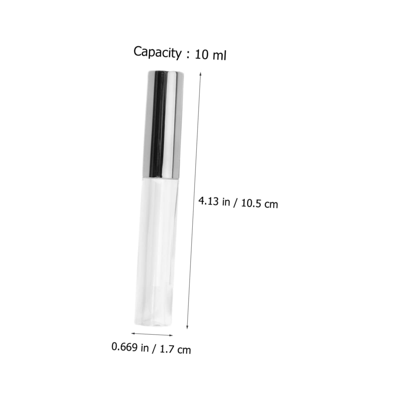 Tubo de Brillo de Labios Vacío 10ml Plástico 30 Piezas
