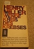 Wendekreis des Krebses - Henry Miller