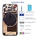 ZVB 14 Back Glass Replacement Kit with Plate & Flex Cable and All Parts, Starlight, 6.1 Inch for iPhone 14 Back Cover Glass, with Repair Tools (Starlight)