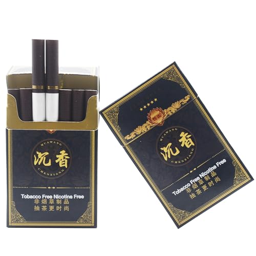 Horkadu Tobacco-Free, Nicotine-Free Herbal Cigarettes, 2 Packs, 40 Smokes