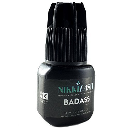 BADASS Strongest Bond Eyelash Extension Glue By NIKKILASH