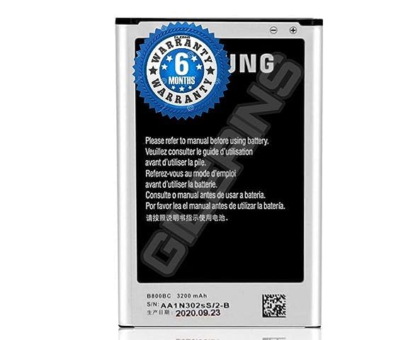Image of Original B800BC Battery for Samsung Galaxy Note 3 N9006 / N9005 /N9009 /N9008 / N9002 Battery with 6 Month Warranty***(F164)