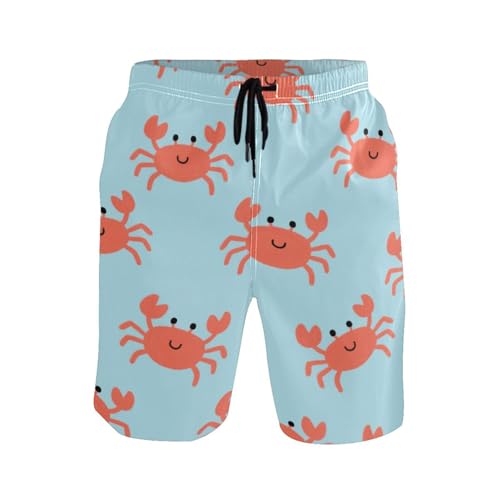 Short de bain crabe bleu anti-irritation et séchage rapide mixte