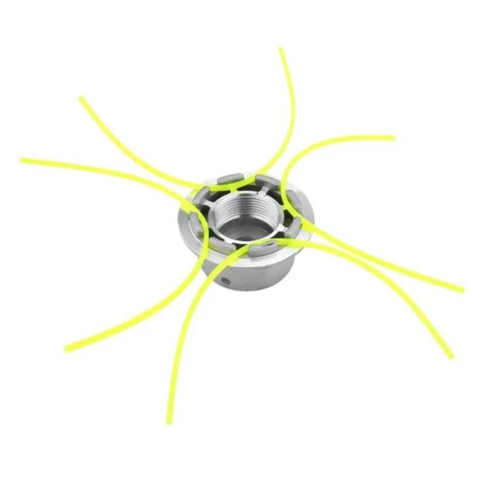 Testina Universale per Filo di Taglio in Alluminio con Filo in Nylon a 4 Linee Compatibile con(A)
