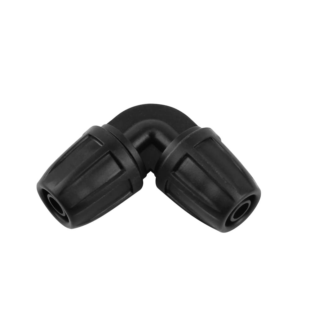 VBATTY 10Pcs 8Mm/11Mm Capillary Lock Joint Right-Angle Elbow Greenhouse Irrigation Joint Accessories