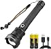Produktbild Wseasy Super Hell Xhp70 Led Taschenlampe 3 Modi 5000 Lumens Zoombar Taschenlampe Power Display Funktion mit Hohe Kapazität Akku und Usb Kabel