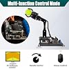 5-DOF Robotic Arm Kit Compatible with Arduino IDE, STEM Robot Building Kit Programmable DIY Coding STEM Educational 5 Axis Robot Arm with OLED Display Processing Code and Tutorials
