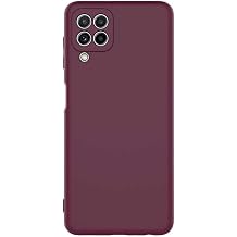 KZY  leti im Samsung Galaxy M32 ile Uyumlu Kapak  i Kadife Lansman Lux Silikon K l f- M rd m