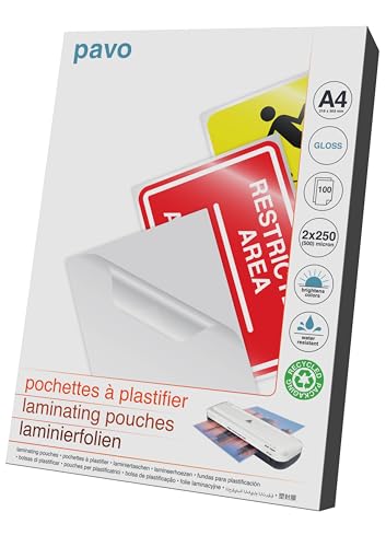 Pochettes de plastification A4 rigides pour protéger les menus du restaurant - 2