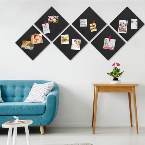 Image of Display Board Bulletin Notice Board, Reminder Board with 35pcs Drawing Pins, Lightweight to Do List Board for Wall Soft Board for Study Room, Photos, Schedules (4)