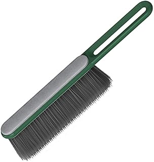 2 in1 Soft Cleaning Brush/ Lint Brush Used for Pet Hair Remover, Handle Dusting Brush for Counter, Bed, Keyboard ,couch(Green)