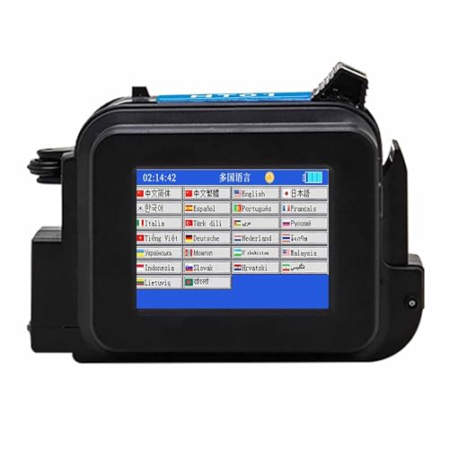 Imprimante jet d'encre portable mini machine codage code QR barre impression tactile