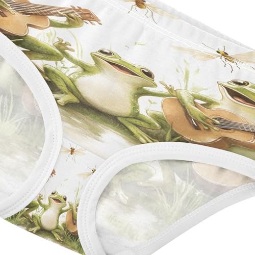 Three Guitar Frogs Dragonfly Toddler Girls's Underwear 2T 202b90084