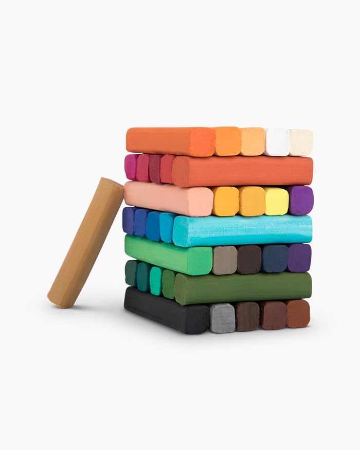 Camel Soft Pastels – 36 Shades | Rich & Vibrant Colours for Smooth Blending | Professional Soft Pastel Sticks for Artists, Students & Hobbyists