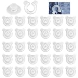 30 Pezzi Clips Copripiumino, Ferma Copripiumino dal Design Senza Spilli, Ganci per Tende Senza Bucareper Fissaggio Piumini Lenzuola, Clip per Copripiumino Antiscivolo, Non Adatto per Piumini Spessi