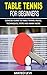 TABLE TENNIS FOR BEGINNERS: CONCISE GUIDE TO TABLE TENNIS, RULES, TECHNIQUES, STEPS AND MANY MORE (English Edition)