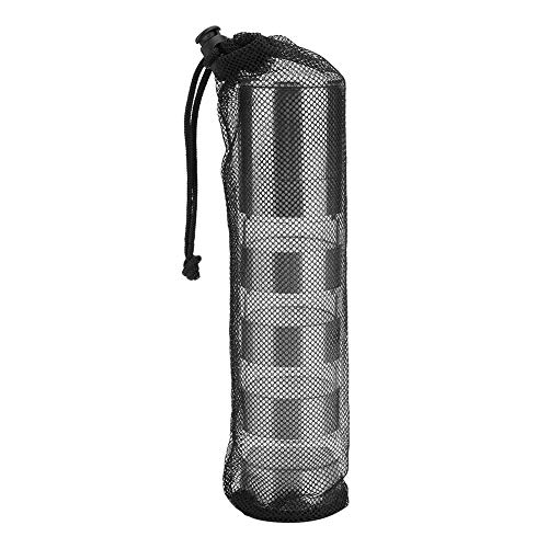 Juego de molinillos de especias para camping 4 en 1, latas de especias, botellas de acero inoxidable, recipiente para especias, recipiente para barbacoa, picnic, plata, 21,7 cm