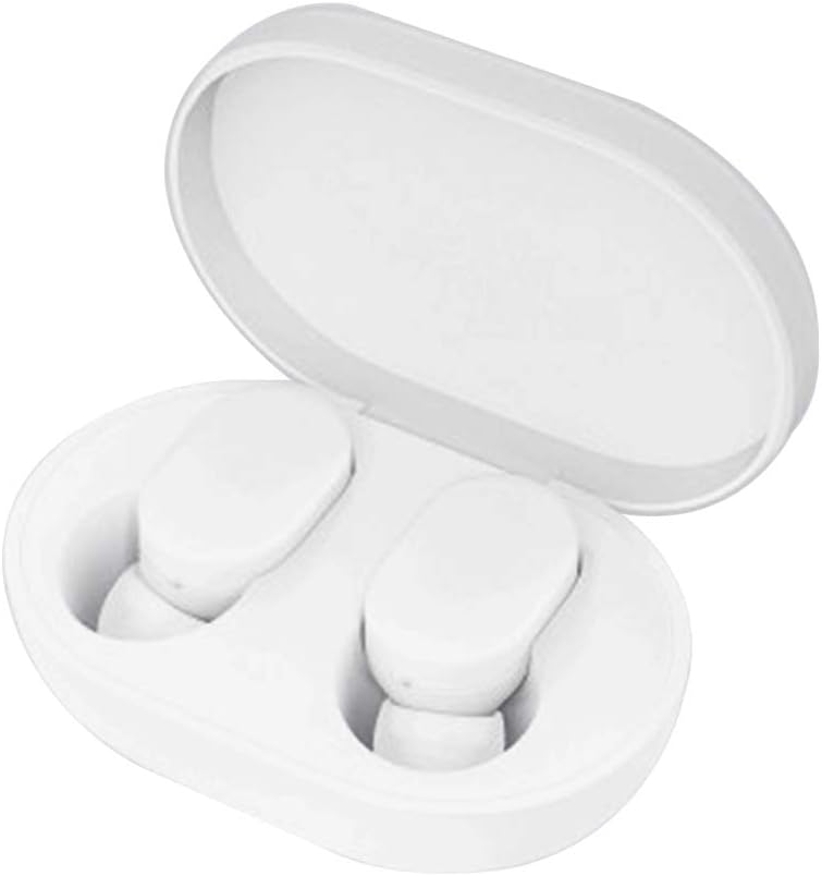 Hongtianyuan Redmi Airdots Bluetooth Earphone, V5.0 Stereo wireless earbuds, Automatic ON/OFF, Binaural Calls, HiFi Earphones with Portable Charging Box (Black)