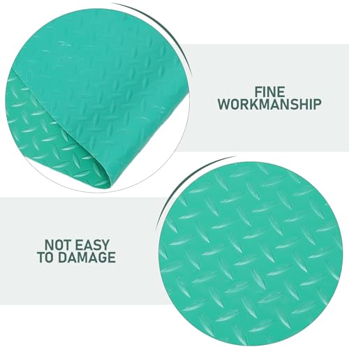 Suelo de PVC verde Toddmomy alfombrilla para escaleras exterior alfombra cocina antideslizante 4