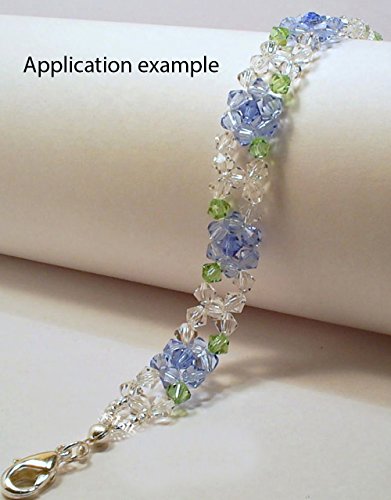 100Pcs Adabele Austrian 3Mm (0.12 Inch) Small Faceted Bicone Crystal Beads Dark Indigo Compatible With Swarovski Crystals Preciosa 5301/5328 Ssb320 #TOP5