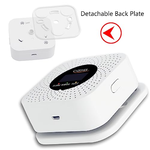 Cazoner Natural Gas Detector And Propane Detector, With Lcd Display -5V (Black-2.0) #TOP2